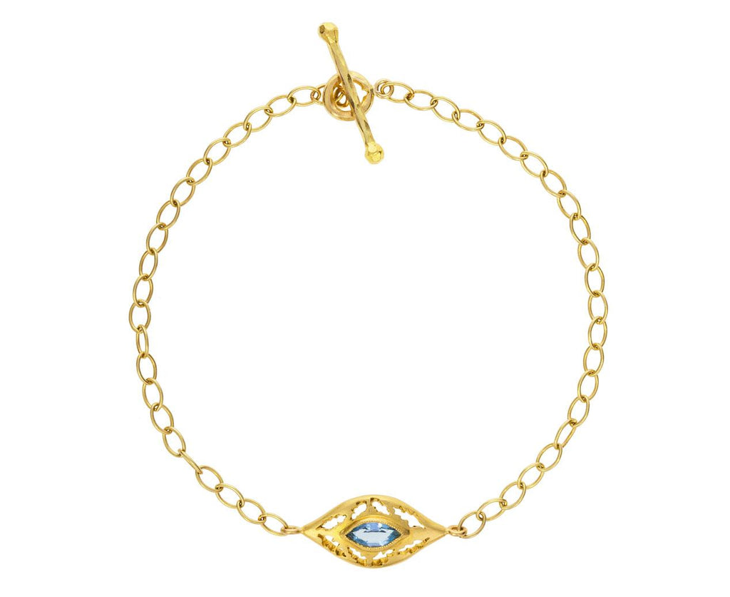 Aquamarine Cut Out Petal Bracelet zoom 1_cathy_waterman_gold_aquamarine_petals_bracelet