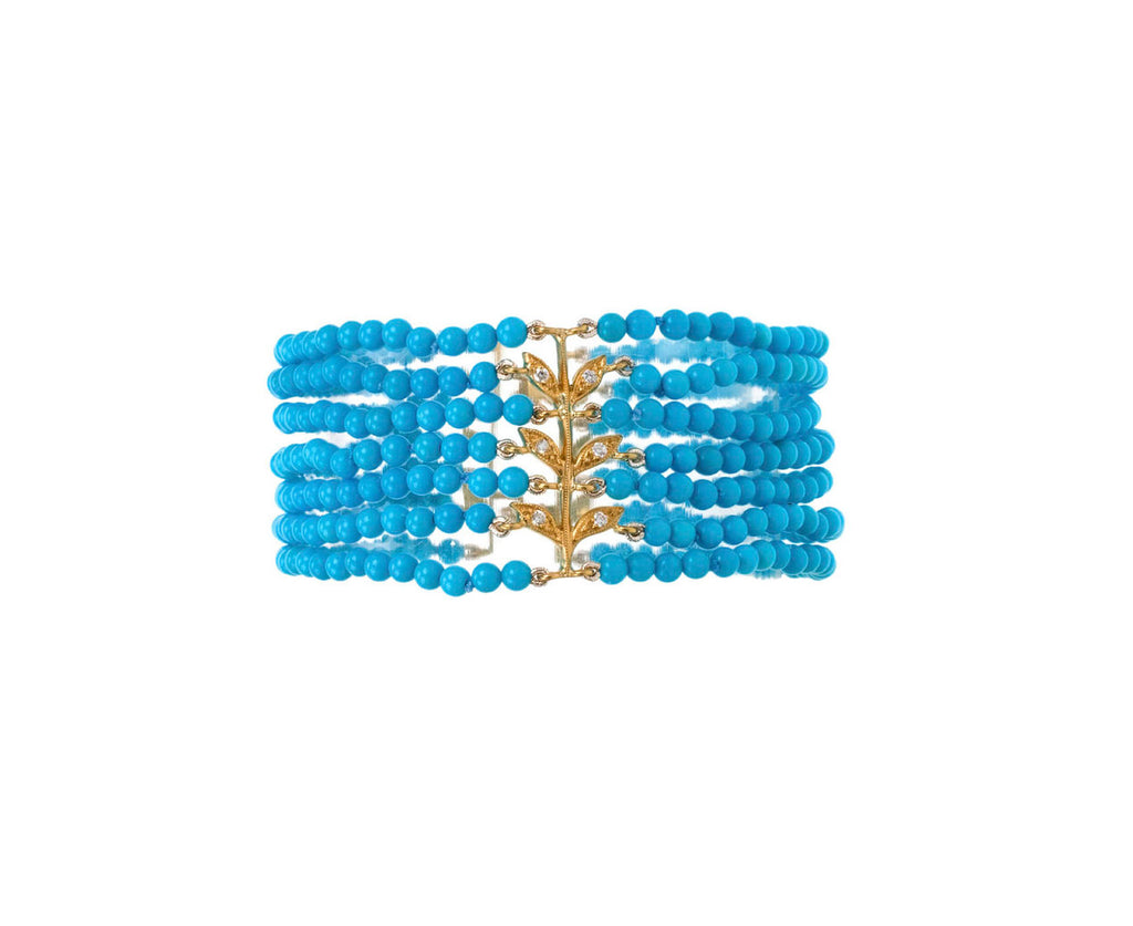 Turquoise Wheat Bracelet zoom 1
