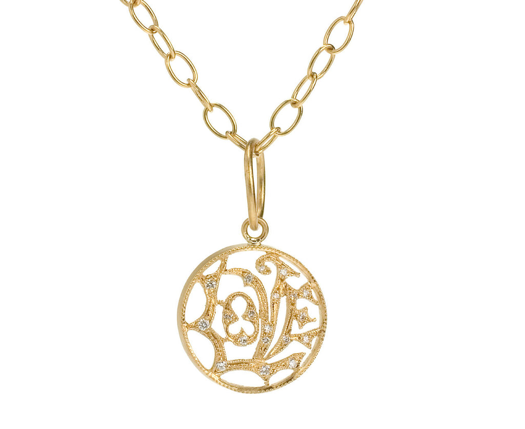 Gold and Diamond Baby Love Charm zoom 1
