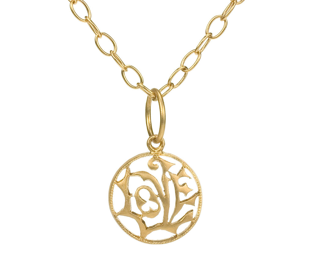 Gold Small Love Charm zoom 1