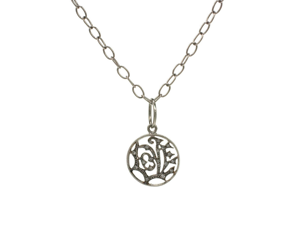 Blackened Small Love Charm zoom 1