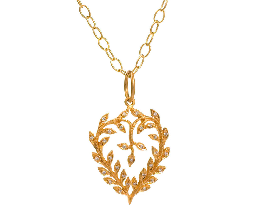 Wheat Heart Charm zoom 1