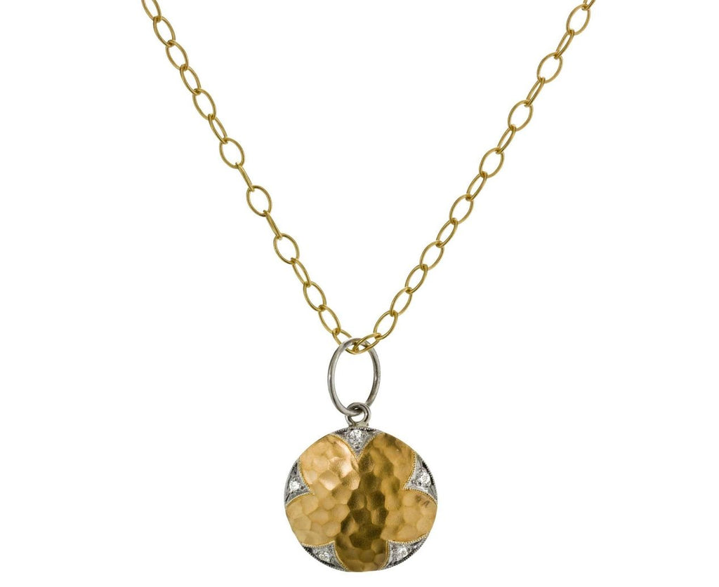 Hammered Thorn Disc Charm zoom 1