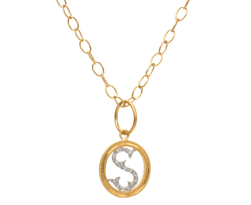 Initial Charm Pendant zoom 1