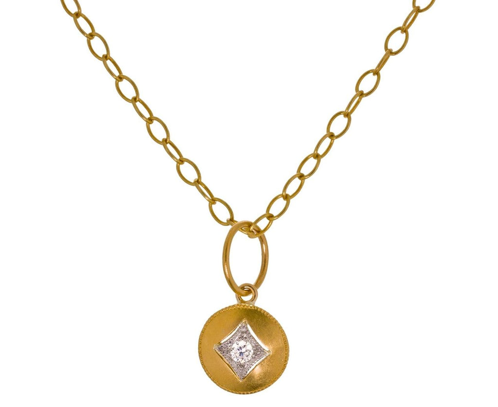 Floating Diamond Charm zoom 1