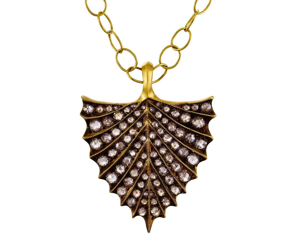 Black and White Diamond Shield Pendant ONLY zoom 1_cathy_waterman_gold_diamond_shield_pendant_neckl
