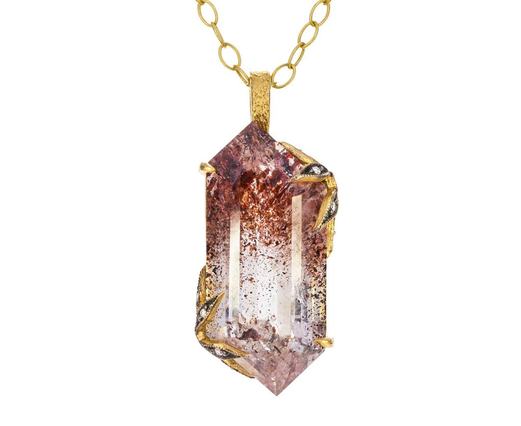 Natural Crystal Charm Pendant ONLY zoom 1_cathy_waterman_gold_diamond_quartz_branch_flower