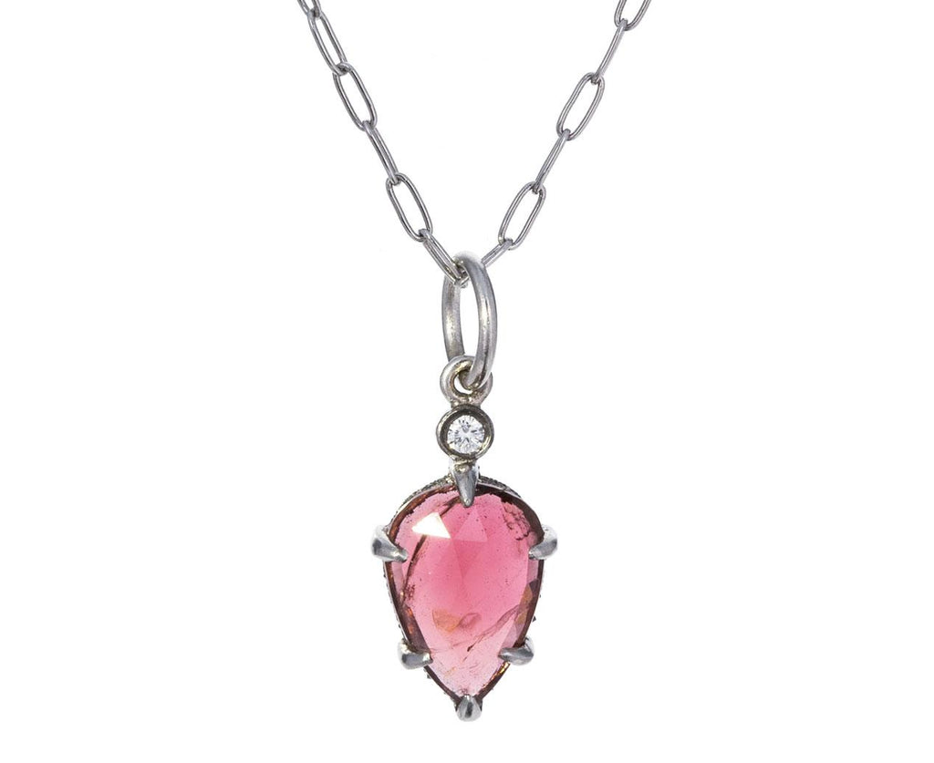 Pink Sapphire Diamond Seat Charm Pendant ONLY zoom 1_cathy_waterman_platinum_diamond_sapphire_seat_ch