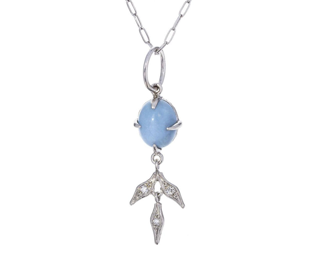 Blue Opal Lyrical Wheat Charm Pendant ONLY zoom 1_cathy_waterman_platinum_diamond_blue_opal_wheat_