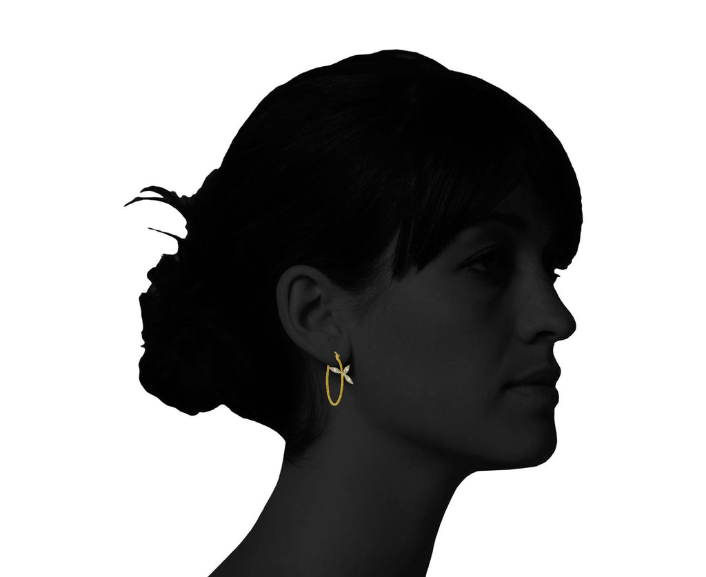 Branch Hoop Earrings zoom 9