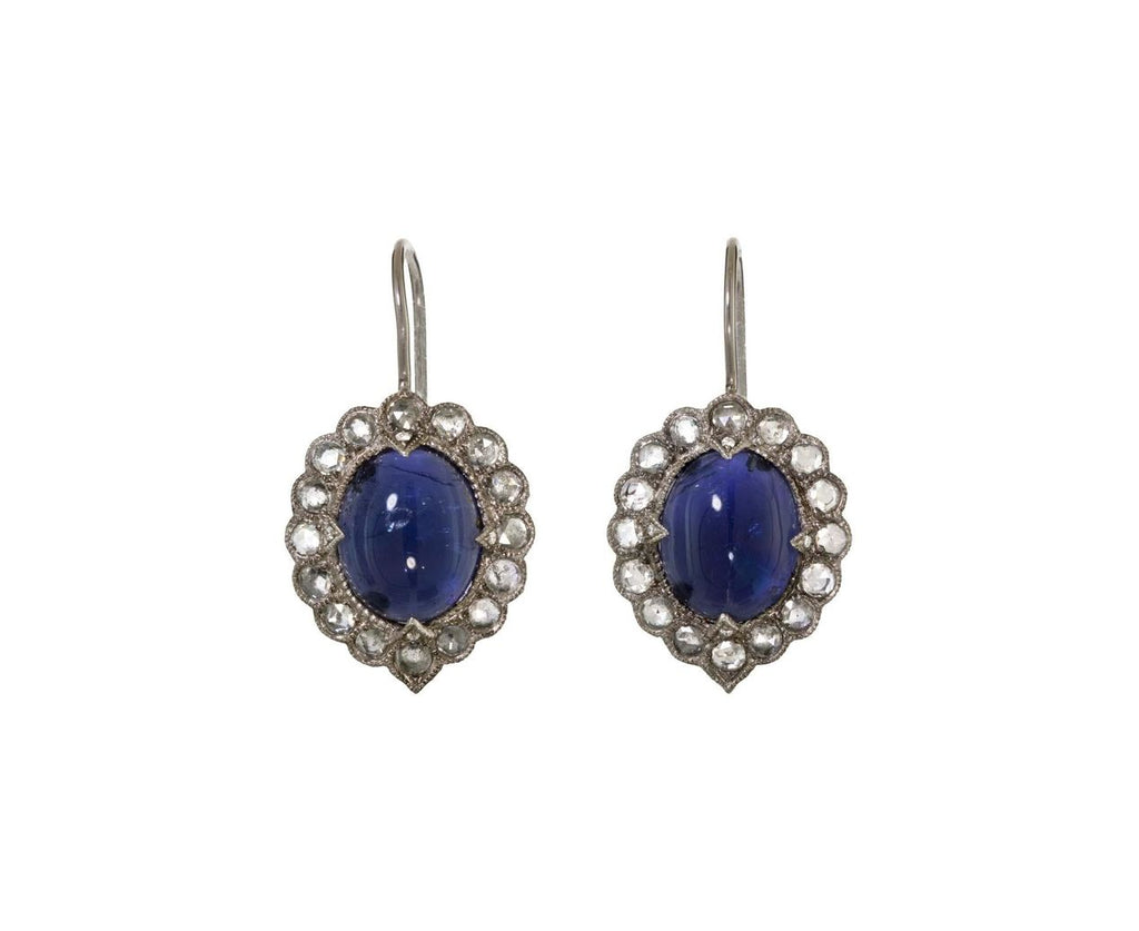 Iolite Lace Edged Earrings zoom 1