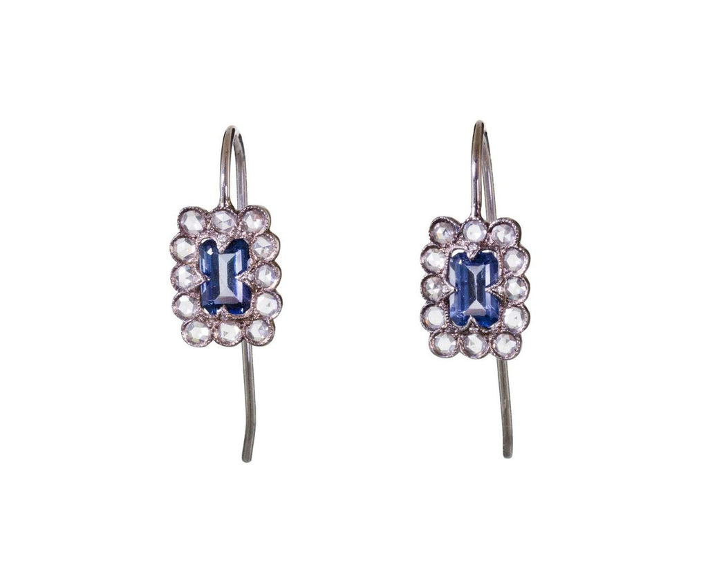 Spinel Lace Edged Earrings zoom 1