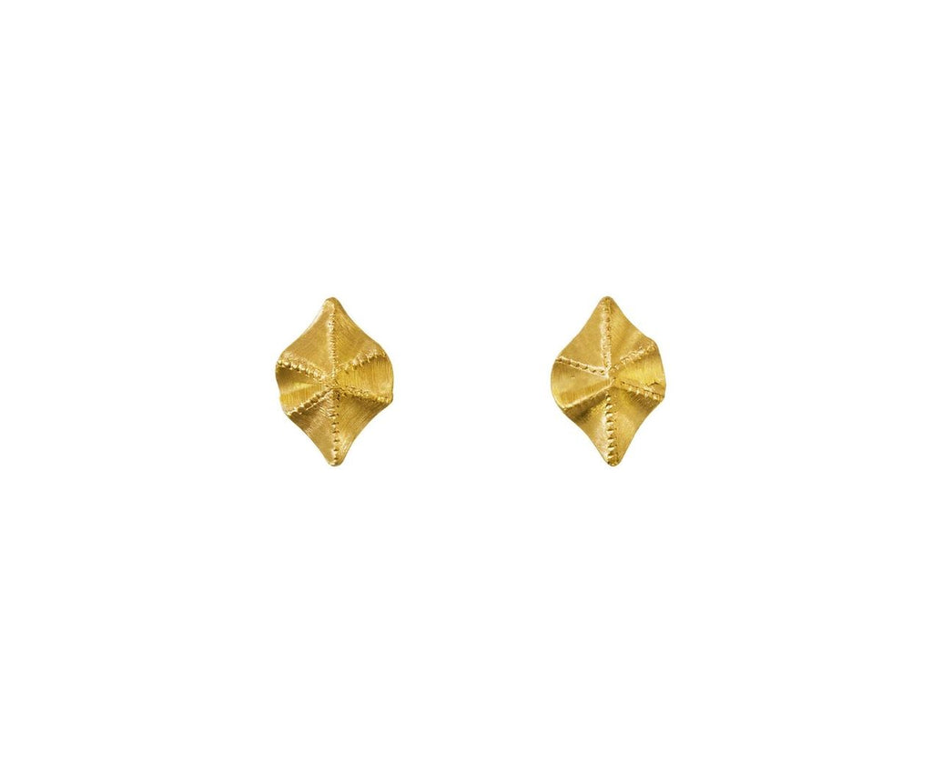 Tiny Sand Dollar Earrings zoom 1