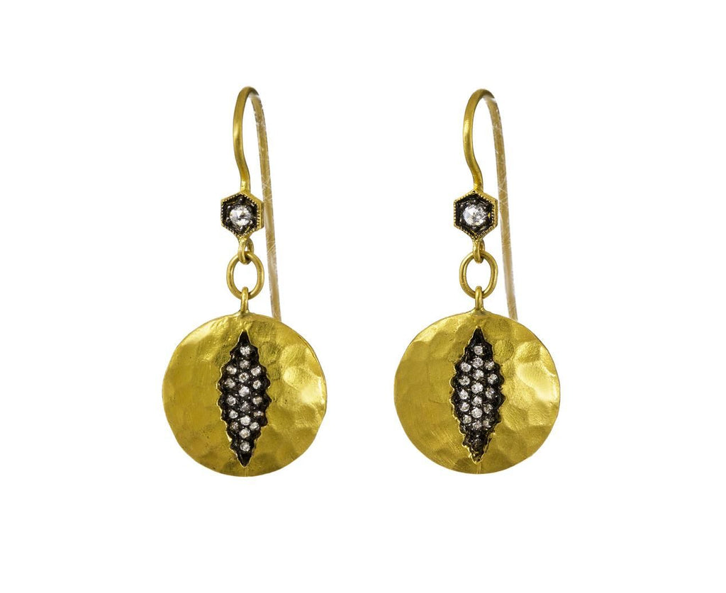 Diamond Disc Earrings zoom 1_cathy_waterman_gold_diamond_disc_earrings
