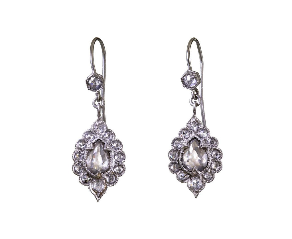 Diamond Lace Edged Dangle Earrings zoom 1_cathy_waterman_earrings