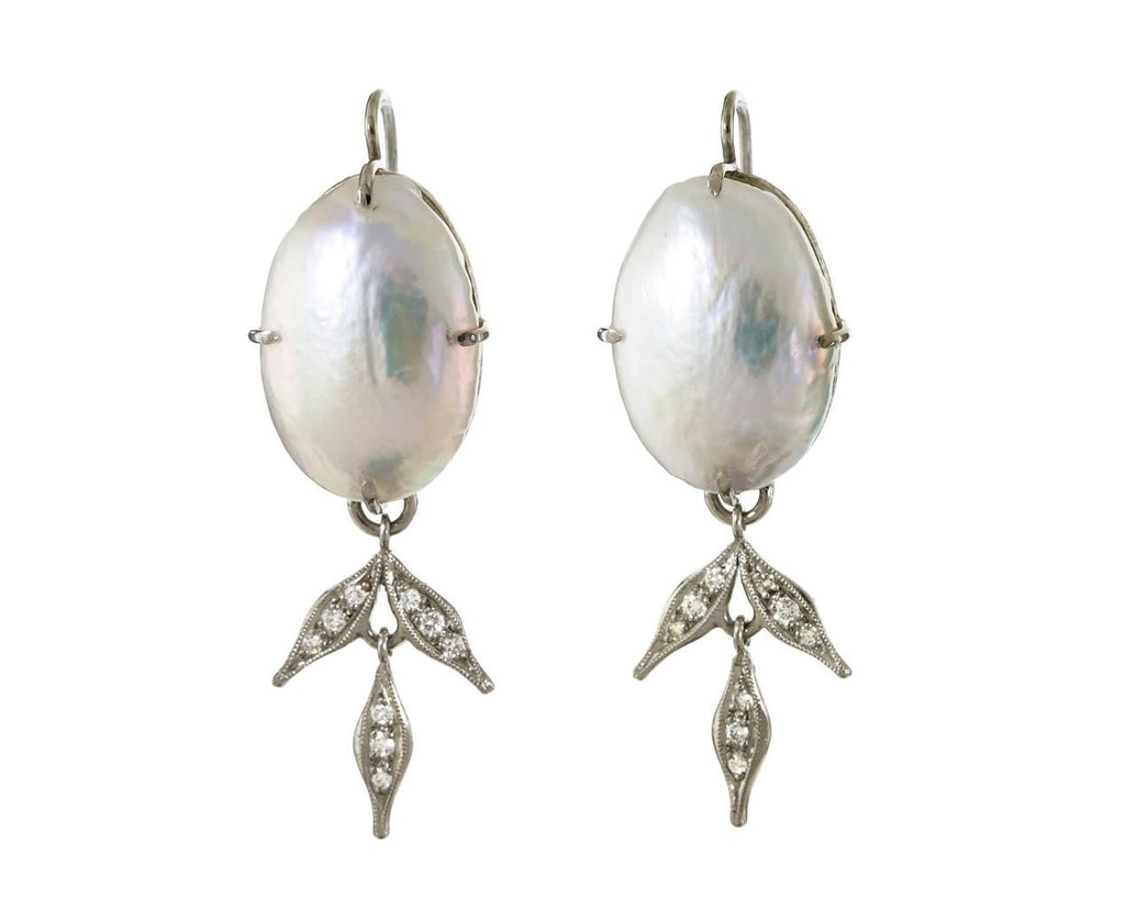 White Pearl Diamond Wheat Earrings zoom 1_cathy_waterman_platinum_diamond_pearl_wheat_earr