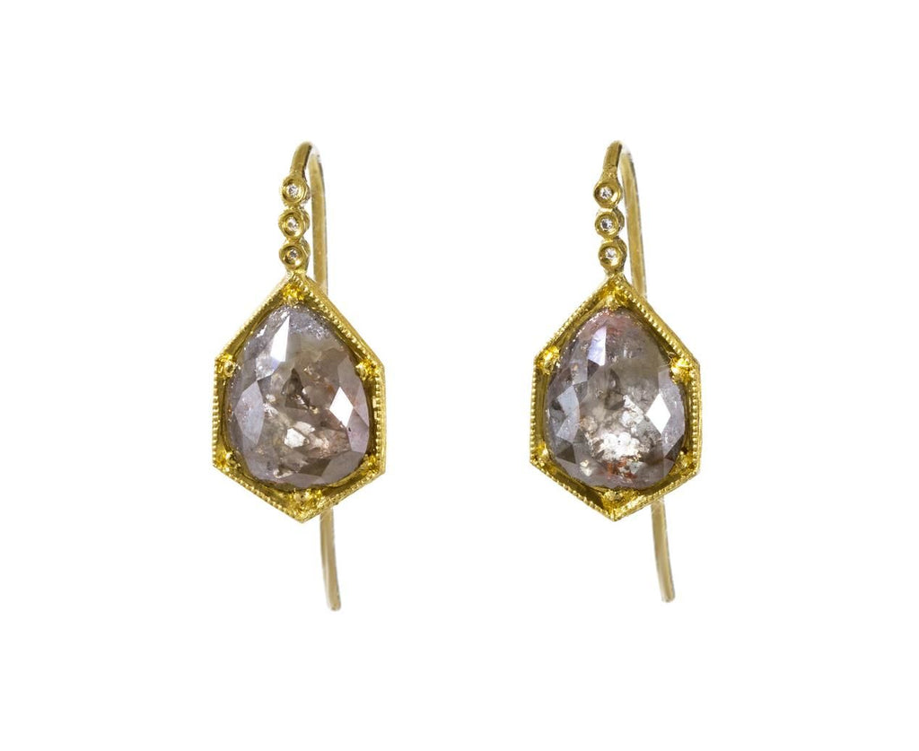 Rustic Diamond Earrings zoom 1_cathy_waterman_gold_rustic_diamond_earrings