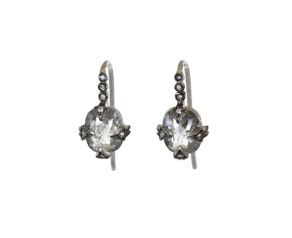 Rustic Diamond Earrings zoom 1_cathy_waterman_platinum_rustic_diamond_earrings
