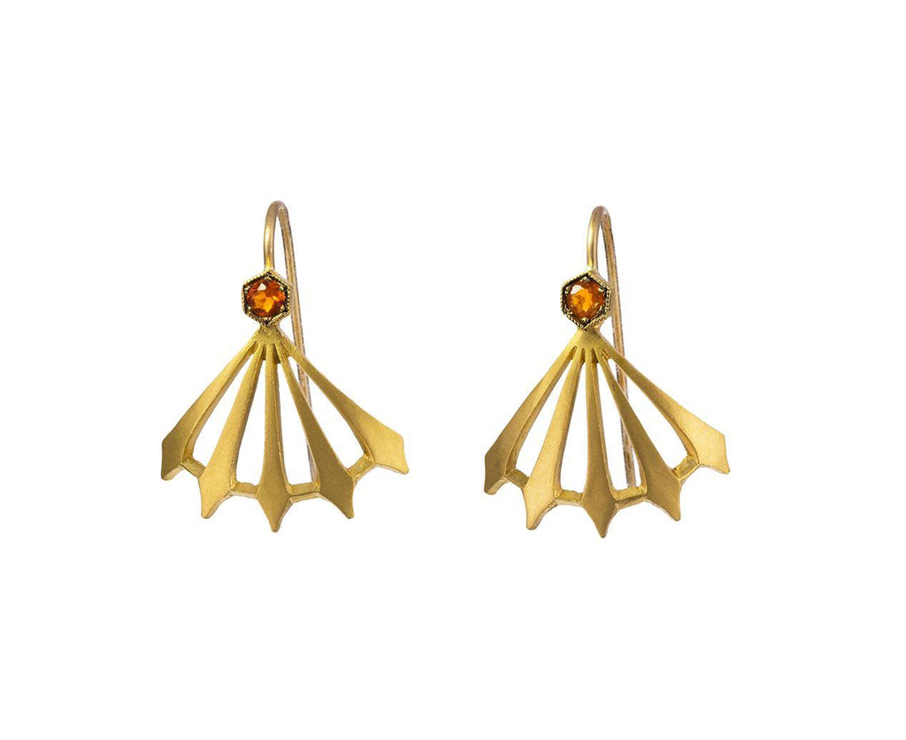 Fire Opal Big Top Earrings zoom 1_cathy_waterman_gold_fire_opal_big_top_earrings