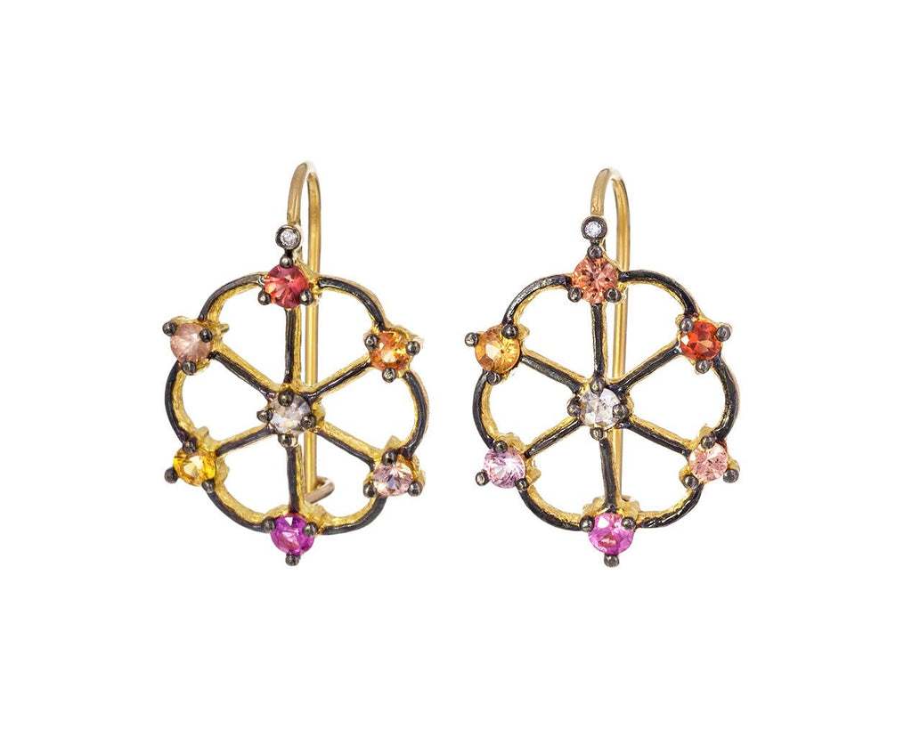 Sapphire and Diamond Sparkler Earrings zoom 1_cathy_waterman_gold_sapphire_rainbow_sparkler_ea