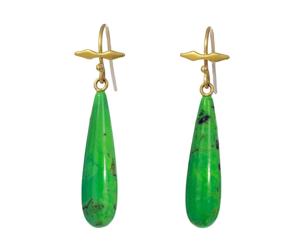 Green Turquoise Bow Top Earrings zoom 1_cathy_waterman_gold_green_turquoise_bow_top_earr