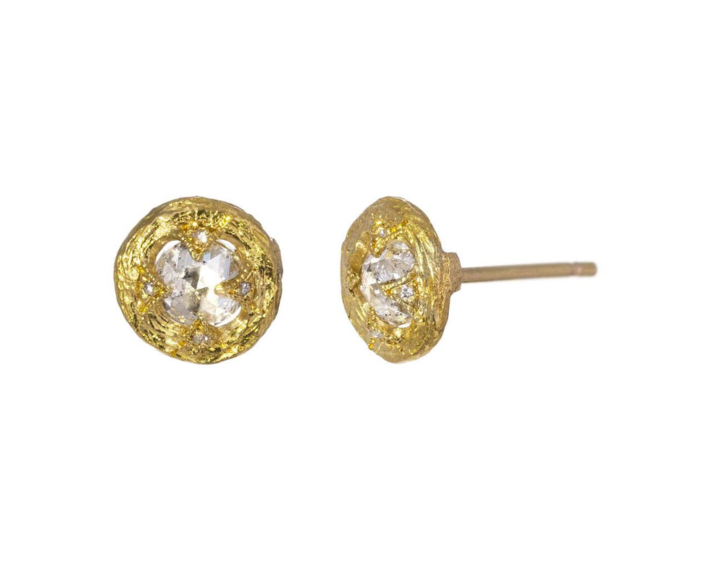 Diamond Branch Frame Earrings zoom 1_cathy_waterman_gold_diamond_branch_earrings