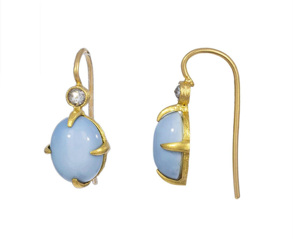 Blue Opal Pointy Prong Earrings zoom 1_cathy_waterman_gold_diamond_opal_prong_earrings