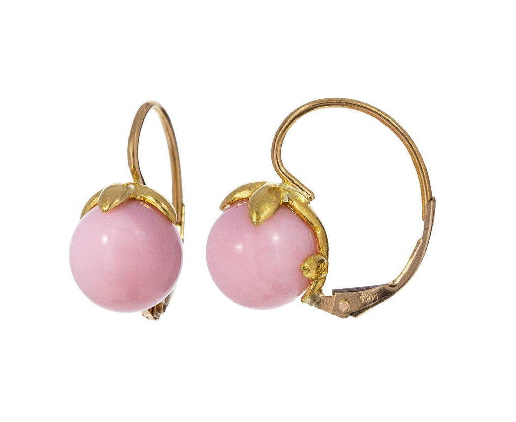 Pink Opal Star Cap Earrings zoom 1_cathy_waterman_gold_opal_star_cap_earrings