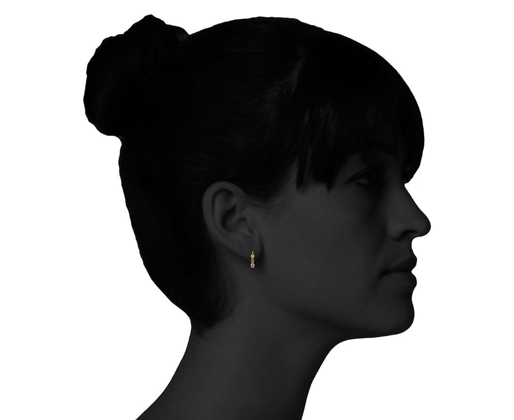 Blackened Geo Hoops zoom 9