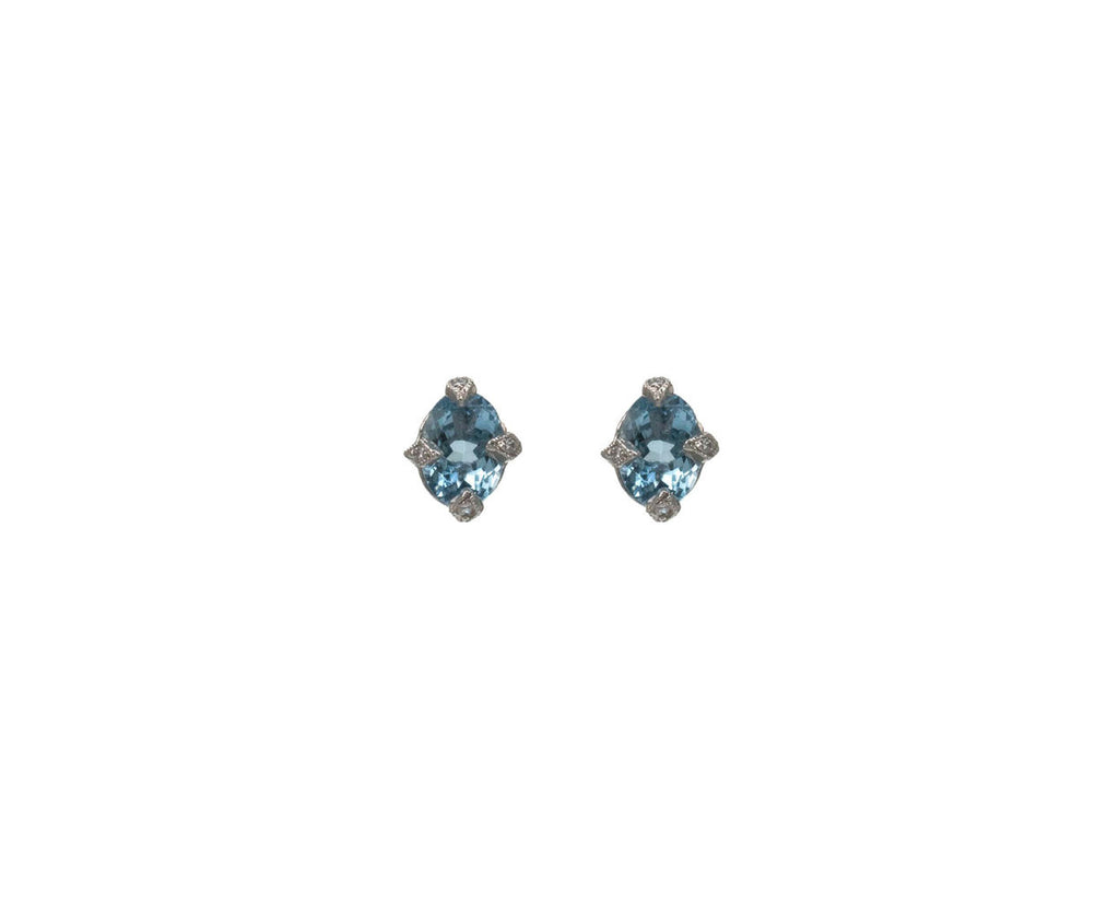 Aquamarine Antique Thorn Earrings zoom 1