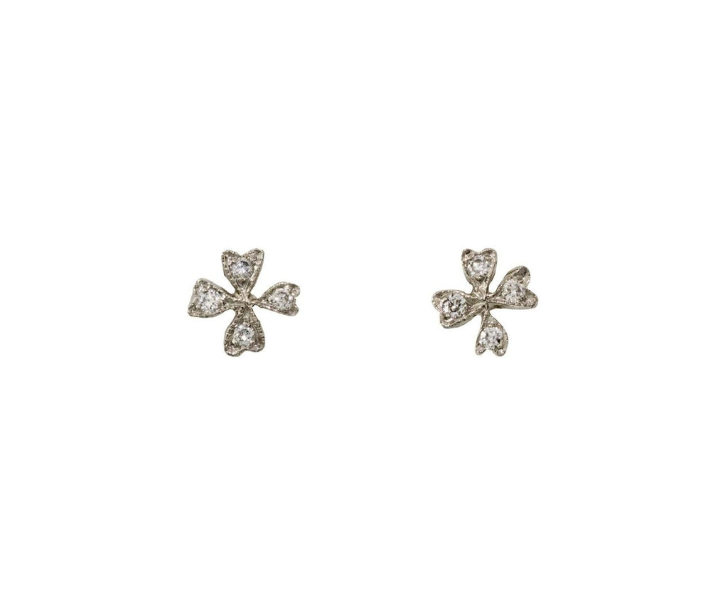 Four Petal Wildflower Earrings zoom 1