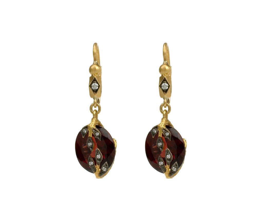 Garnet Forest Earrings zoom 1