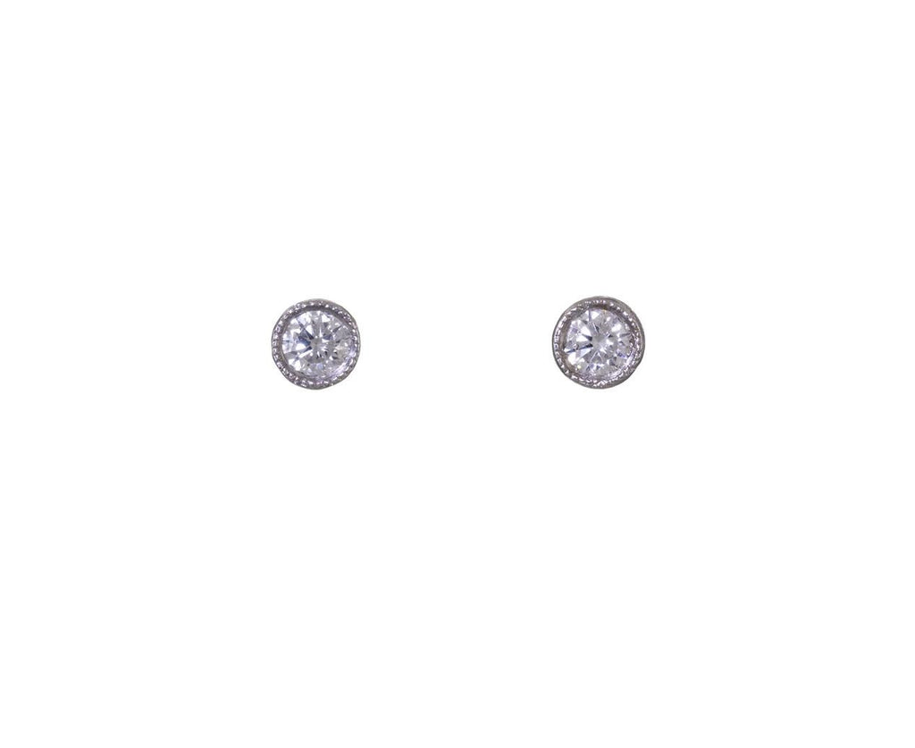 Diamond Milgrain Post Earrings zoom 1_cathy_waterman_earrings