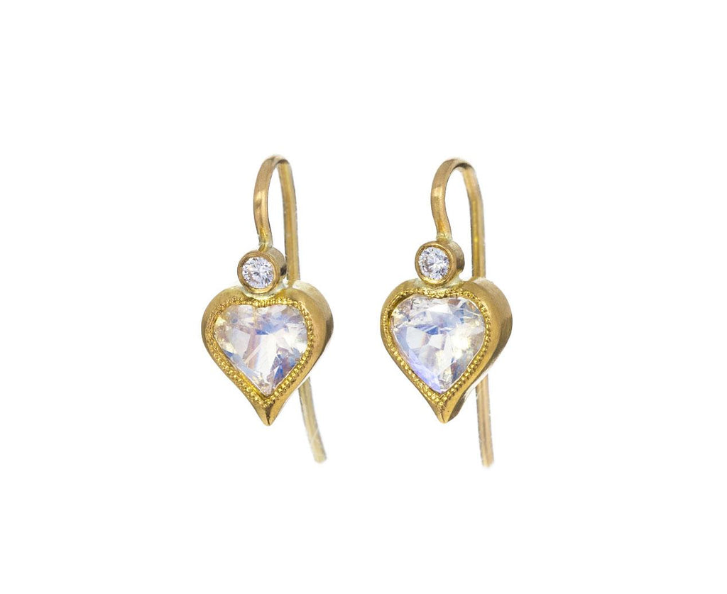 Rainbow Moonstone and Diamond Heart Earrings zoom 1_cathy_waterman_gold_diamond_moonstone_heart_earr