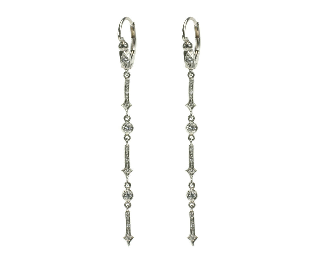Triple Fringe Arrow Earrings zoom 1