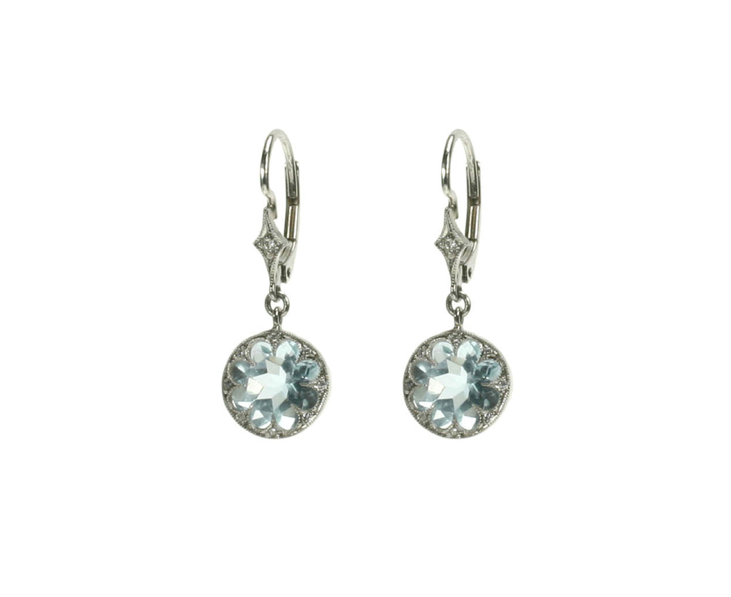 Green Aquamarine Earrings zoom 1
