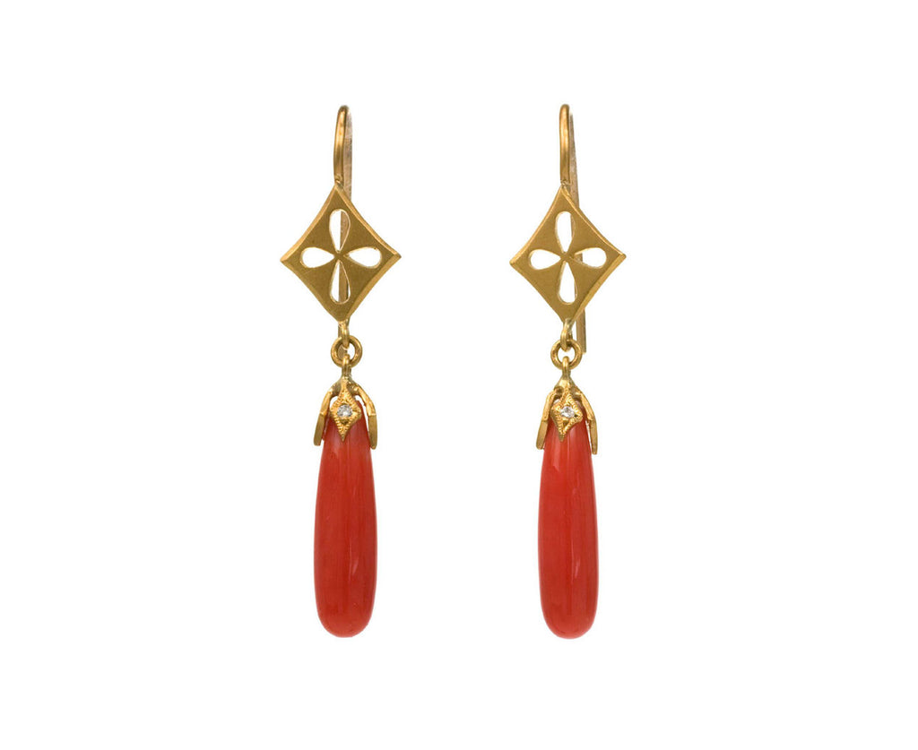 Coral Breulette Earrings zoom 1