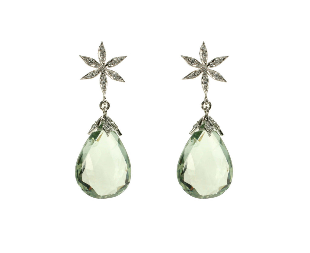 Green Amethyst Earrings zoom 1