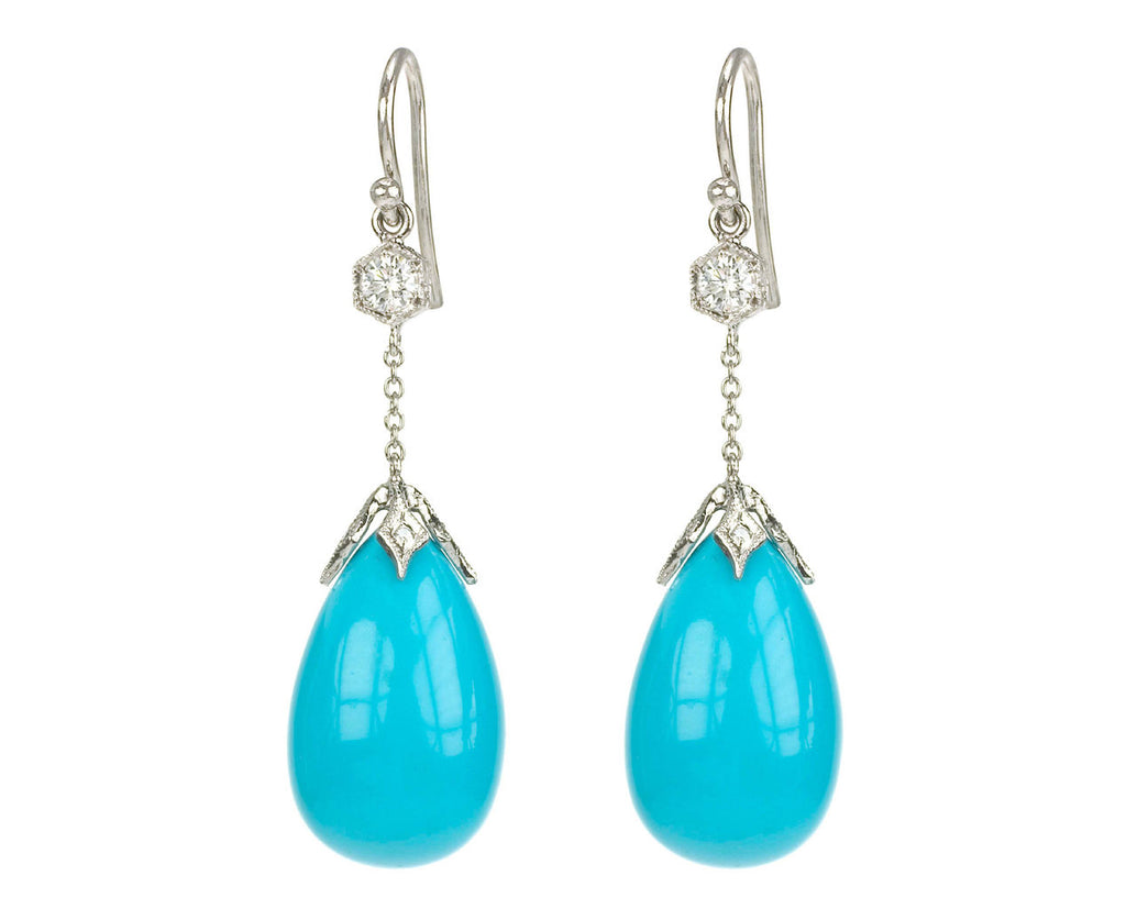 Turquoise Breaulette Earrings zoom 1