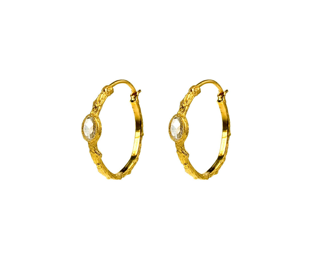Diamond Branch Earrings zoom 1