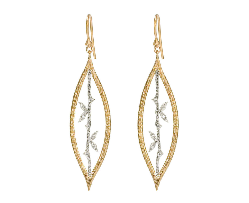 Etched Bamboo Earrings zoom 1