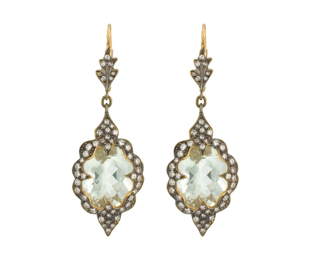 Green Amethyst Earrings zoom 1