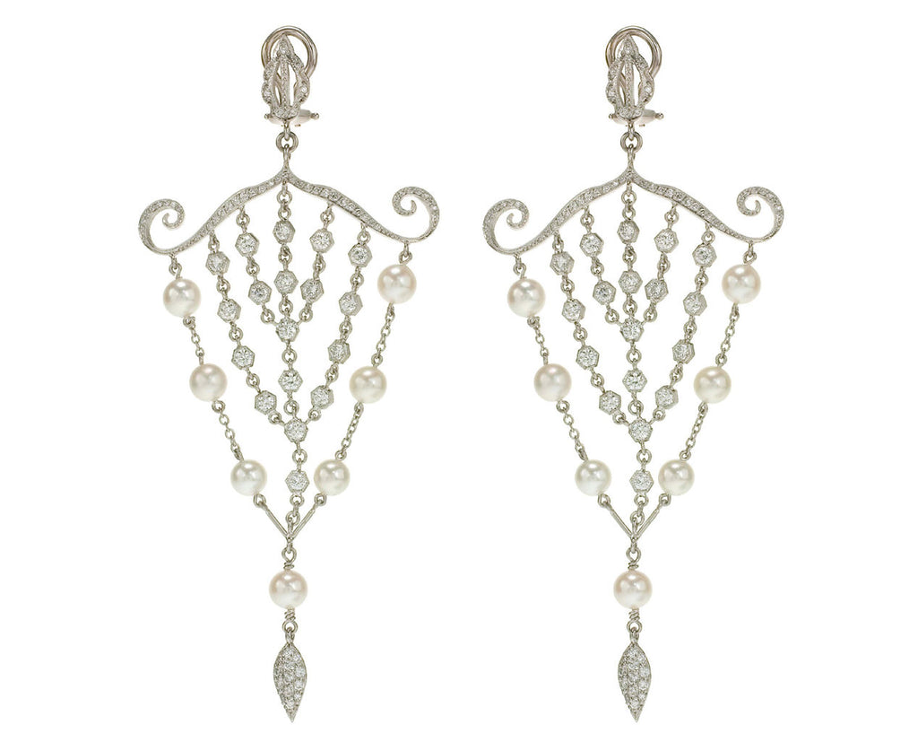 Pearl Chandelier Earrings zoom 1