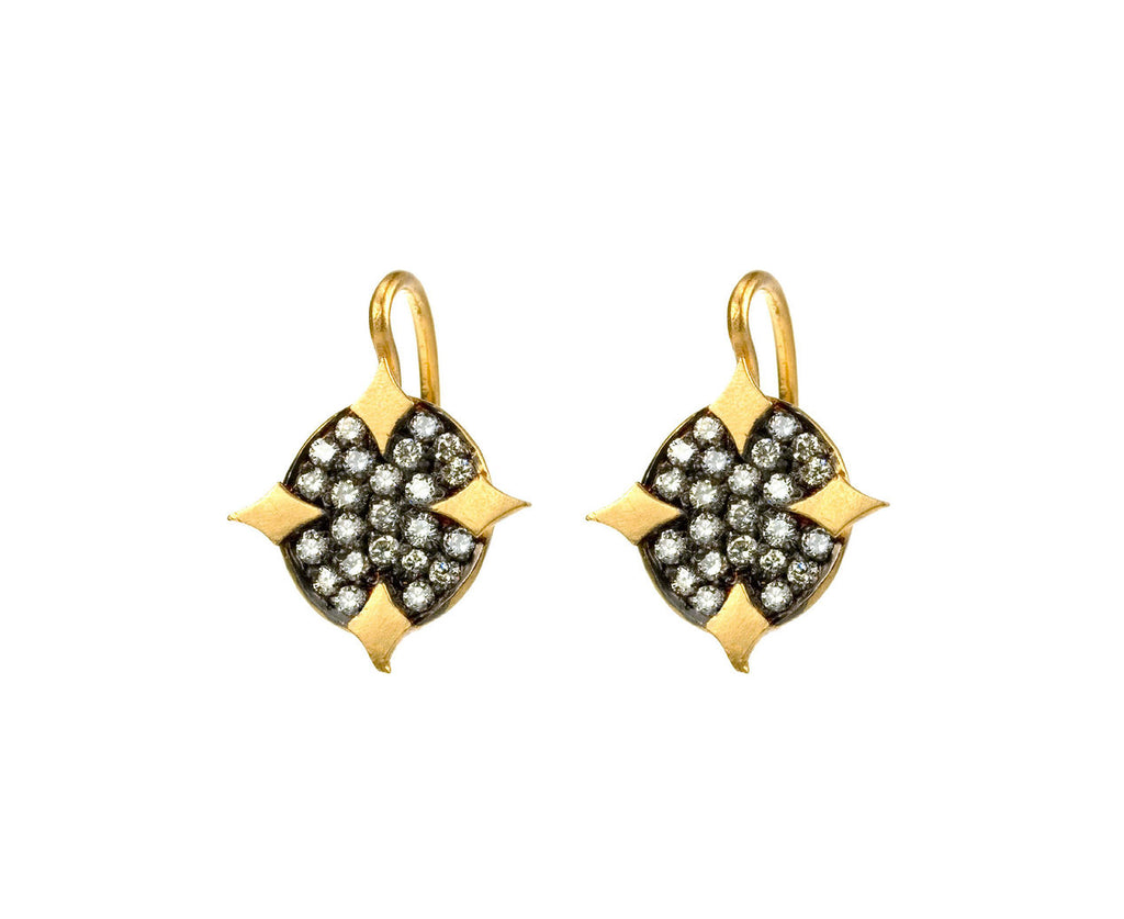 Blackened Oval Earrings zoom 1