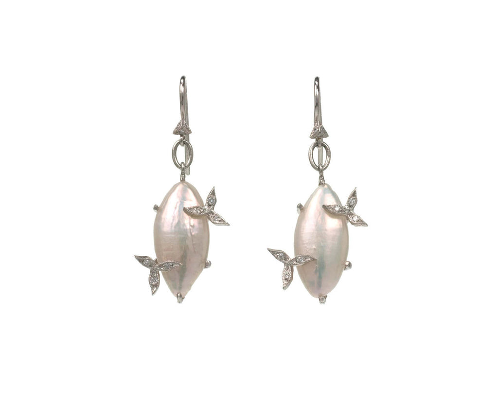 Marquis Pearl Earrings zoom 1
