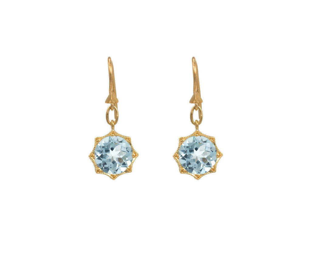 Blue Topaz Earrings zoom 1