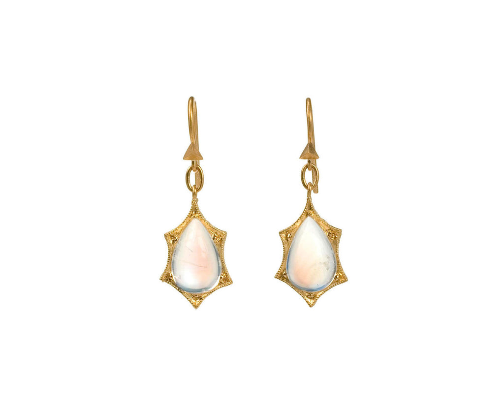 Rainbow Moonstone Earrings zoom 1