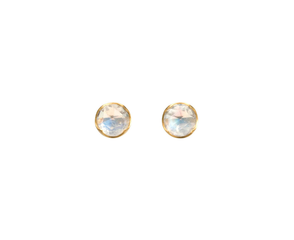 Moonstone Post Earrings zoom 1