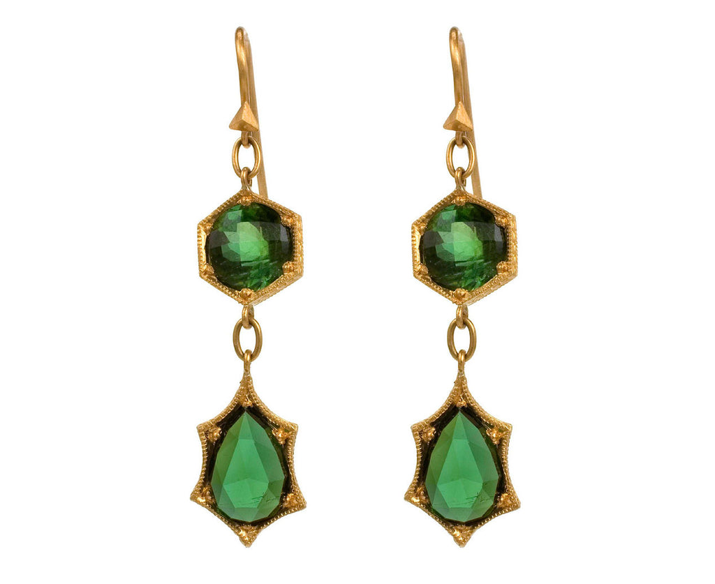 Green Tourmaline Earrings zoom 1