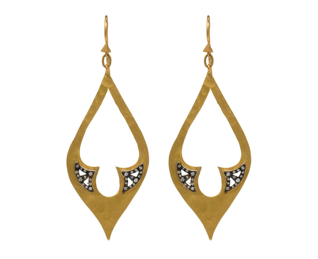 Origami Fan Overlay Earrings zoom 1